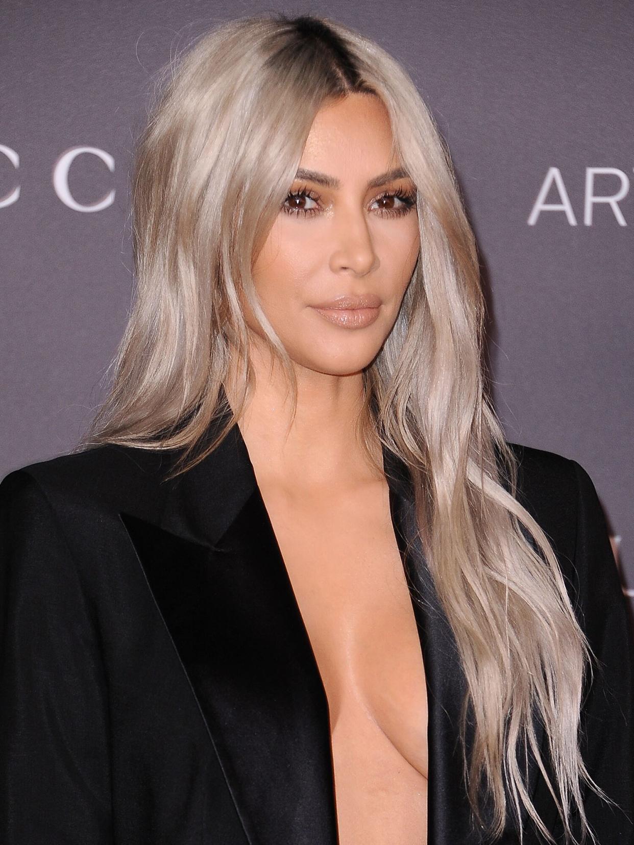 Kim Kardashian attends the 2017 LACMA Art + Film gala at LACMA on November 4, 2017 in Los Angeles, California