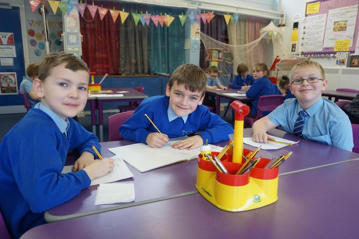 Pupils at St Columba CE Primary School <i>(Image: NQ)</i>