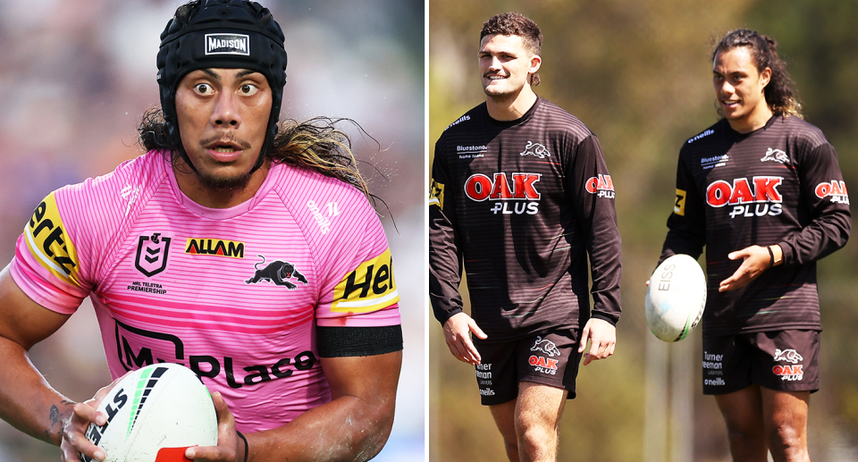 The Panthers are set to have their first-choice halves pairing back after the bye after Jarome Luai was cleared of a knee injury. Image: Getty