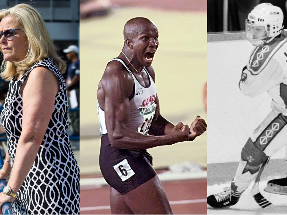 Tennis executive Stacey Allaster, former Olympic sprinter Donovan Bailey and former women's world hockey champion Angela James highlight this year's list of appointees to the Order of Canada. (Michael Noble Jr./The Associated Press, Paul Chiasson/The Canadian Press, Frank Gunn/The Canadian Press - image credit)