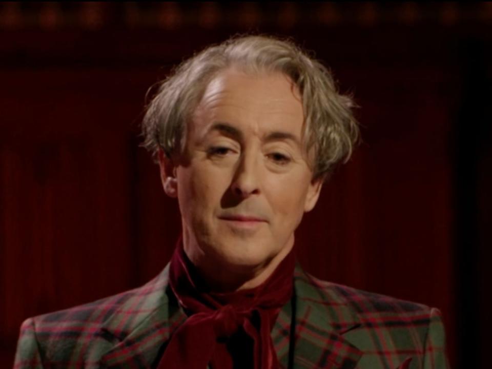 Alan Cumming on ‘The Traitors US’ (BBC)