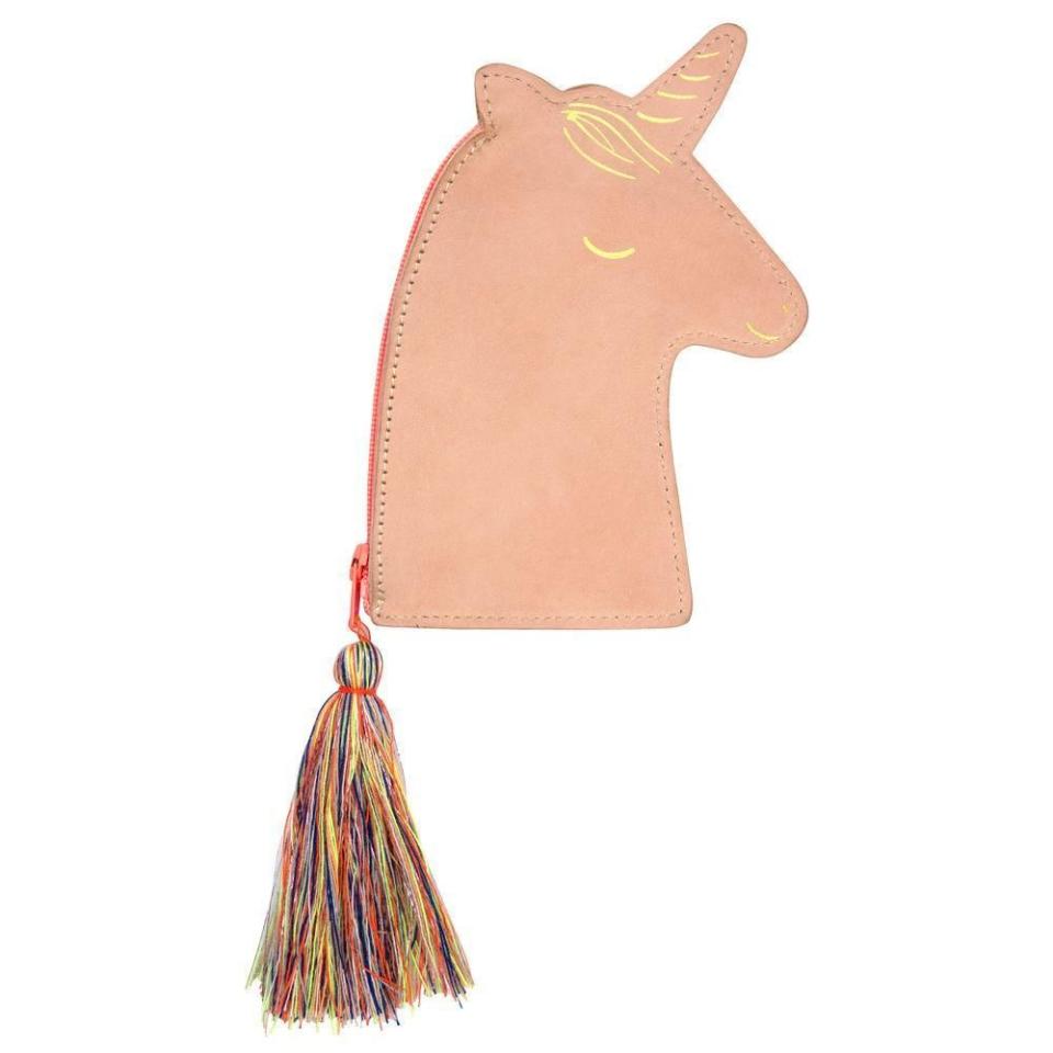 Leather Unicorn Purse