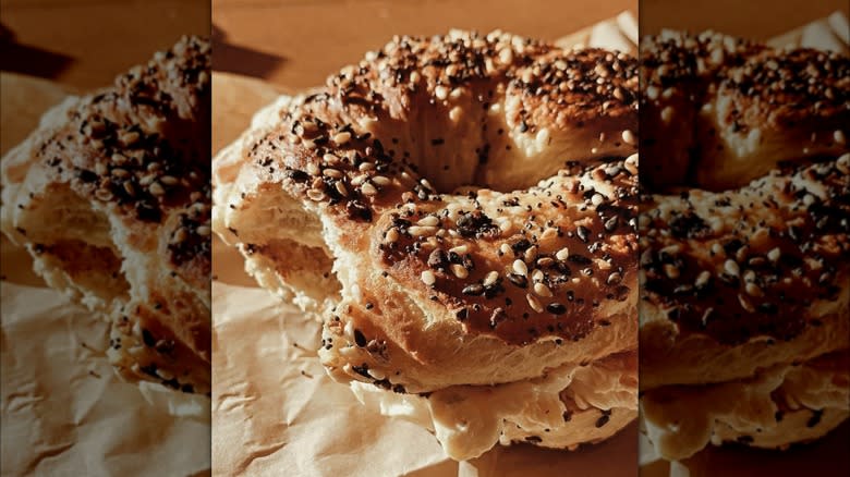 Woodgrain Montreal-style bagels