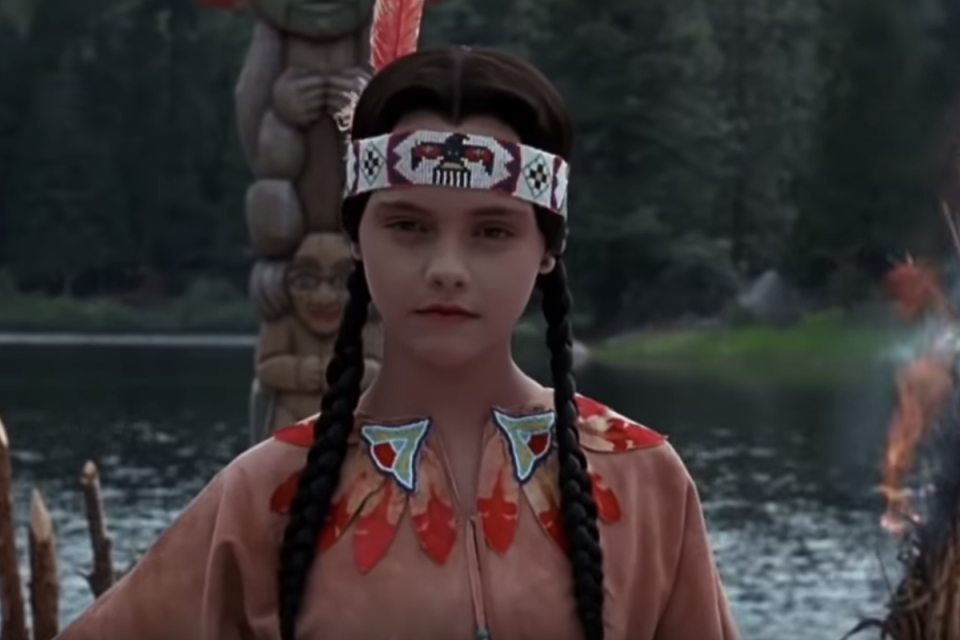 2. Addams Family Values (1993): America’s favourite Goth family does Thanksgiving right. Cast as a Native American in a problematic play, Wednesday delivers an iconic monologue challenging the whitewashed version of the holiday as told by American folklore. (YouTube / Paramount Pictures)