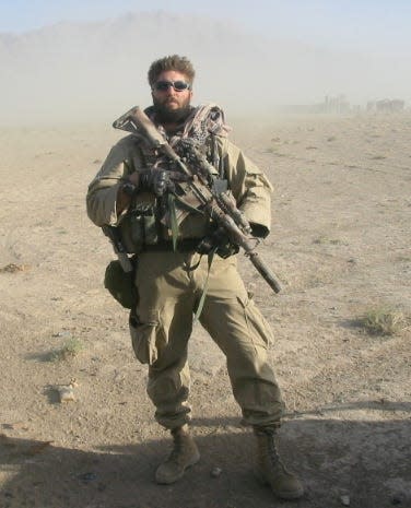 Jason Redman in Afghanistan, 2005.