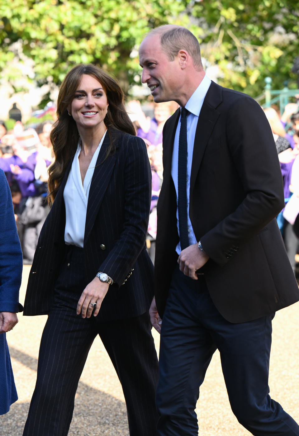 Prince William and Kate Middleton at a royal engagement