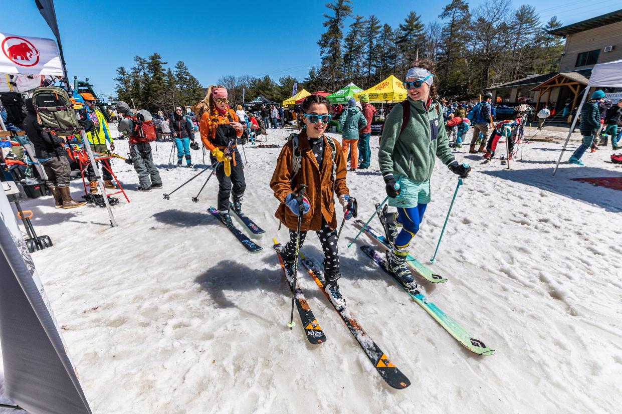 Enthusiasts take part in last year's Wild Corn at King Pine ski area.