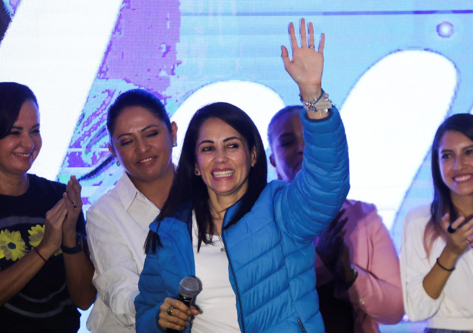 Luisa Gonzalez hätte die erste Präsidentin Ecuadors werden können, unterlag in der Stichwahl aber knapp ihrem Herausforderer. (Bild: REUTERS/Luisa Gonzalez)