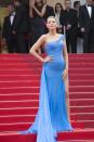 Blake Lively flaunts her growing baby bump in Cannes