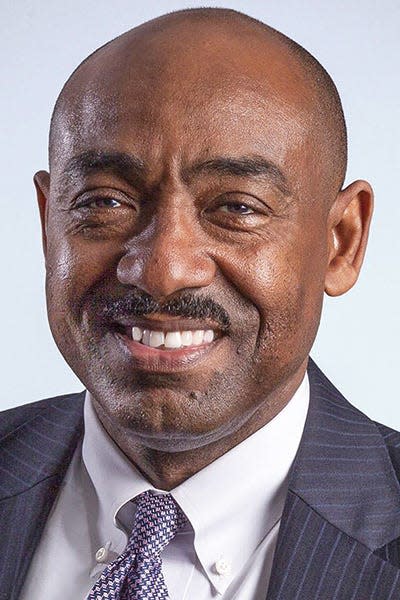 Ronald Roberts, MTSU alumnus,managing partner for the global marketing agency Finn Partners and guest speaker at Middle Tennessee State University's fall 2022 commencement ceremonies Saturday, Dec. 10