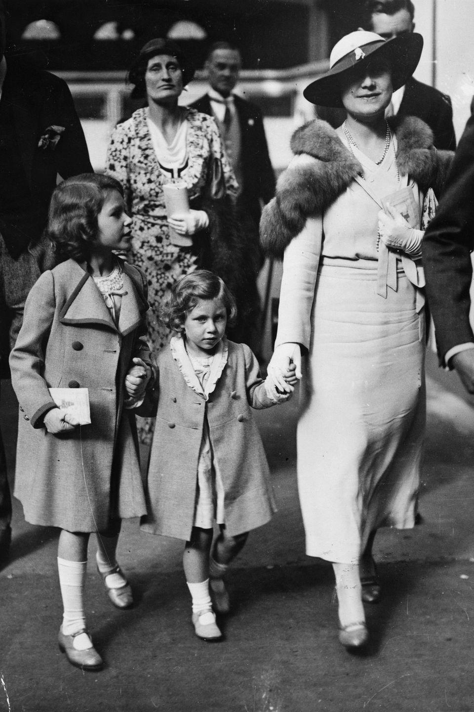 Princess Margaret, Princess Elizabeth, and the Future Queen Mother