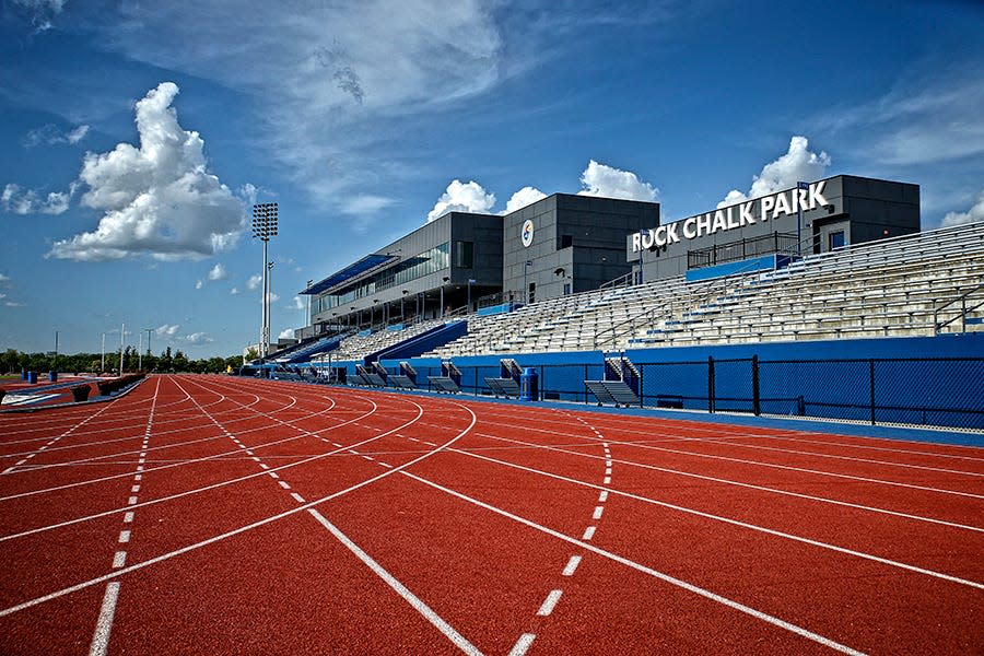 Rock Chalk Park is the site of the 2023 Kansas Relays.