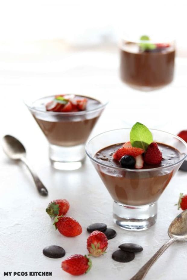 <p><a href="https://www.mypcoskitchen.com/keto-chocolate-mousse/" rel="nofollow noopener" target="_blank" data-ylk="slk:My PCOS Kitchen;elm:context_link;itc:0;sec:content-canvas" class="link ">My PCOS Kitchen</a></p>