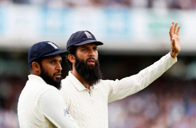 Moeen Ali (right) has made himself available for Test duty but Rashid (left) remains unconvinced.