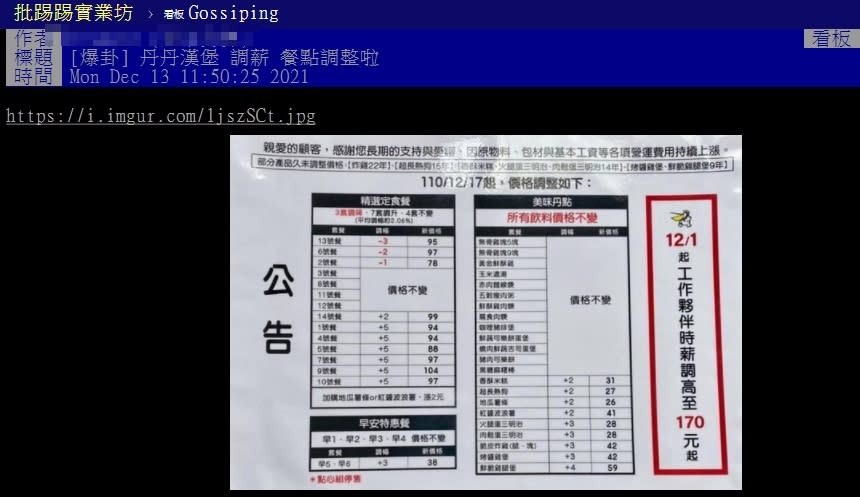 丹丹調薪資網友熱議。（圖／翻攝自PTT）