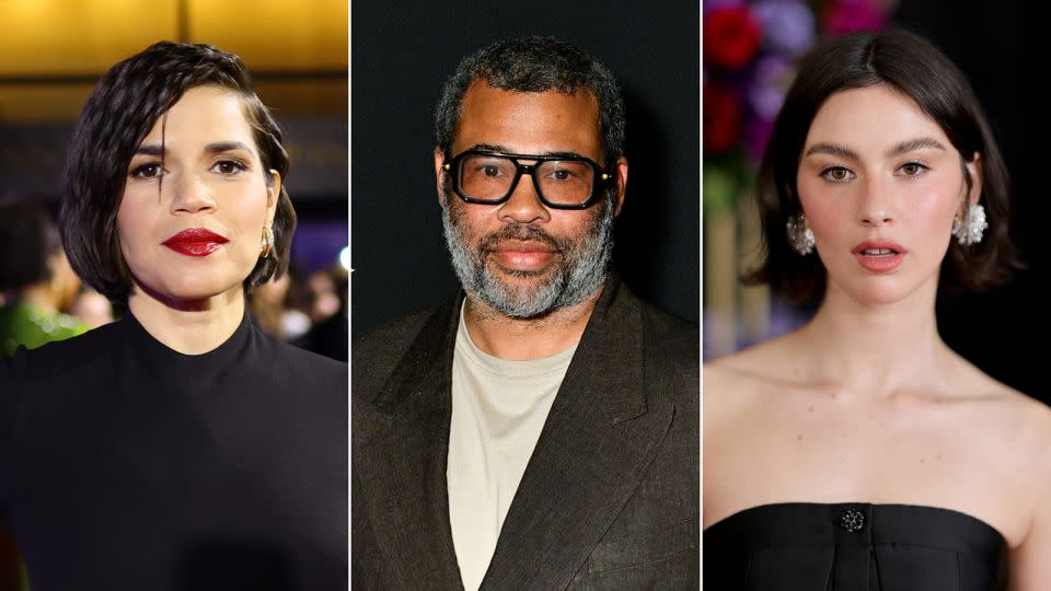 America Ferrera, Jordan Peele, Gracie Abrams - Matt Winkelmeyer/Eugene Gologursky/Neilson Barnard/Getty Images