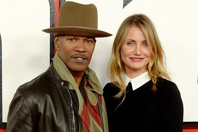 <p>David M. Benett/WireImage</p> Jamie Foxx and Cameron Diaz attend a photocall for <em>Annie</em> on Dec. 16, 2014, in London