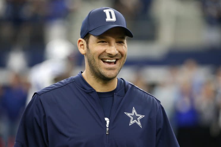 Tony Romo's top suitors are believed to be the Broncos and Texans. (AP) 