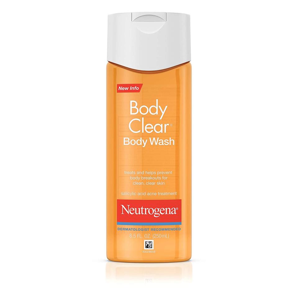 Neutrogena Body Clear Body Wash; best salicylic acid body wash