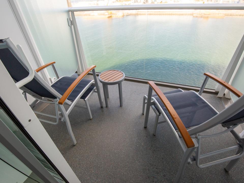 My balcony stateroom aboard Royal Caribbean's Wonder of the Seas