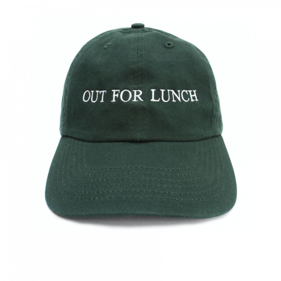 Idea Out For Lunch cap, £39.99, consortium.co.uk (Idea)