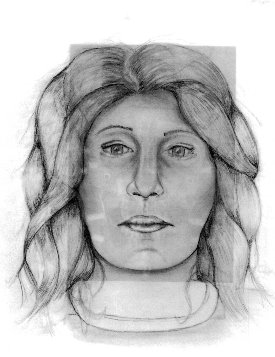 The Riverside County Sheriff's Office provided a sketch of the victim known as Claudia. Keith Hunter Jesperson, known as the Happy Face Killer, was convicted of her murder Jan. 8, 2010, but the victim was never formally identified.