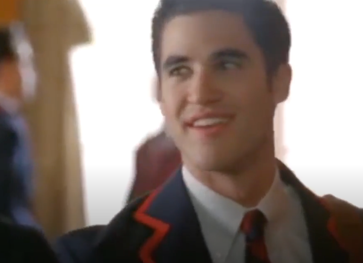 Criss plays the openly gay lead singer of the Dalton Academy Warblers (Fox/Glee)