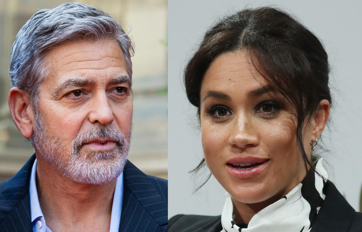 Schauspieler George Clooney stärkt seiner früheren Kollegin Herzogin Meghan den Rücken. (Bild: Getty Images)
