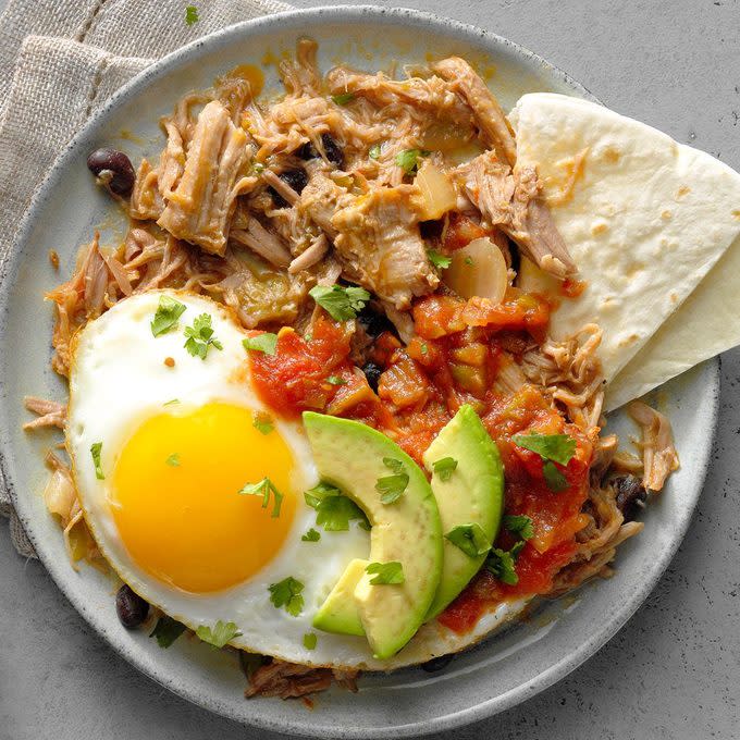 Carnitas Huevos Rancheros