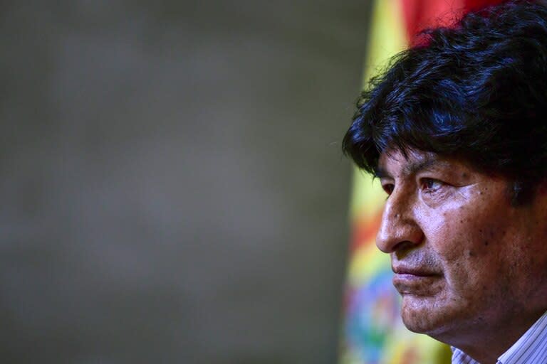 El expresidente de Bolivia Evo Morales