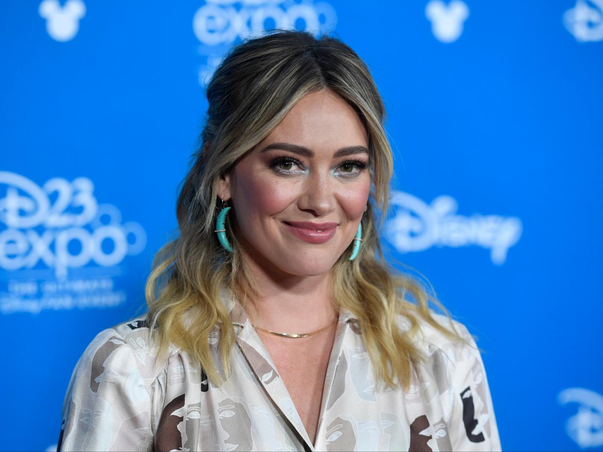 Hilary Duff attends D23 Disney+ showcase on 23 August 2019 in Anaheim, California (Frazer Harrison/Getty Images)