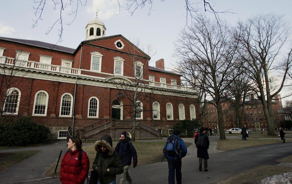 Harvard University building: Joe Raedle/Getty Images