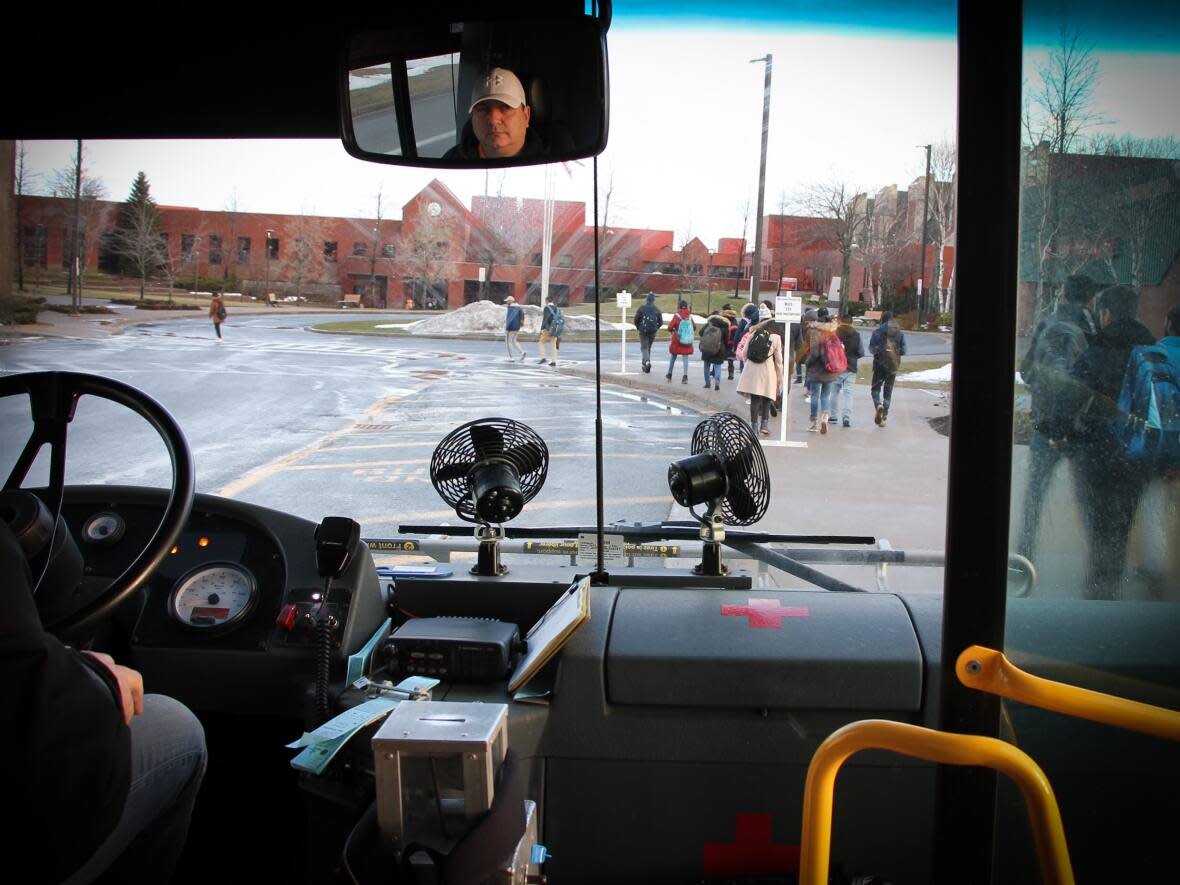 Growth in student enrolment at Cape Breton University has driven changes to Cape Breton Transit and will likely help ridership return to record pre-pandemic levels this year. (Tom Ayers/CBC - image credit)