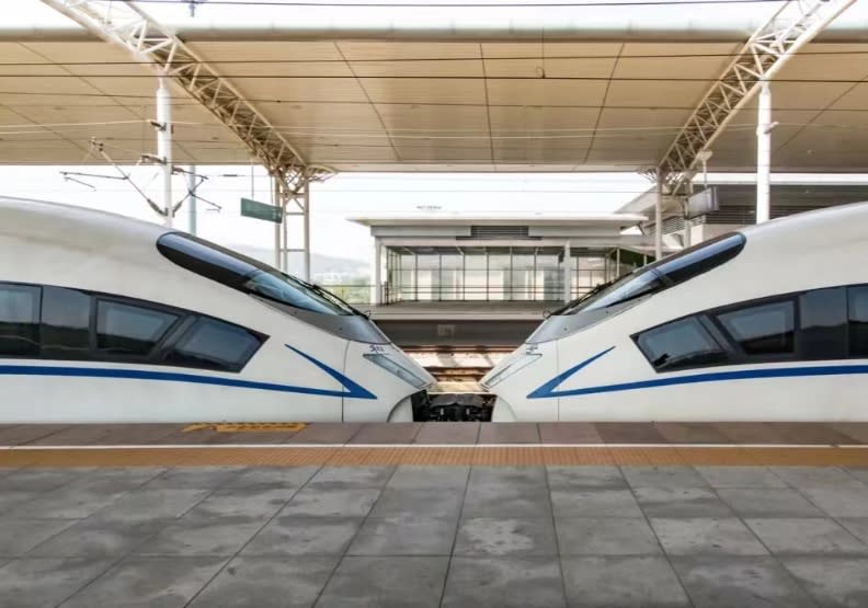 從中國北京到台灣台北的京台高鐵，是中國國家鐵路局在2008年提出的規劃，近日再度被翻出、瘋傳。圖取自高鐵管家微信公眾號