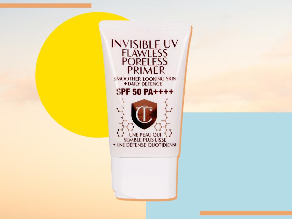 The sunscreen primer hybrid boasts SPF 50 protection and claims to blur imperfections while adding radiance (The Independent)