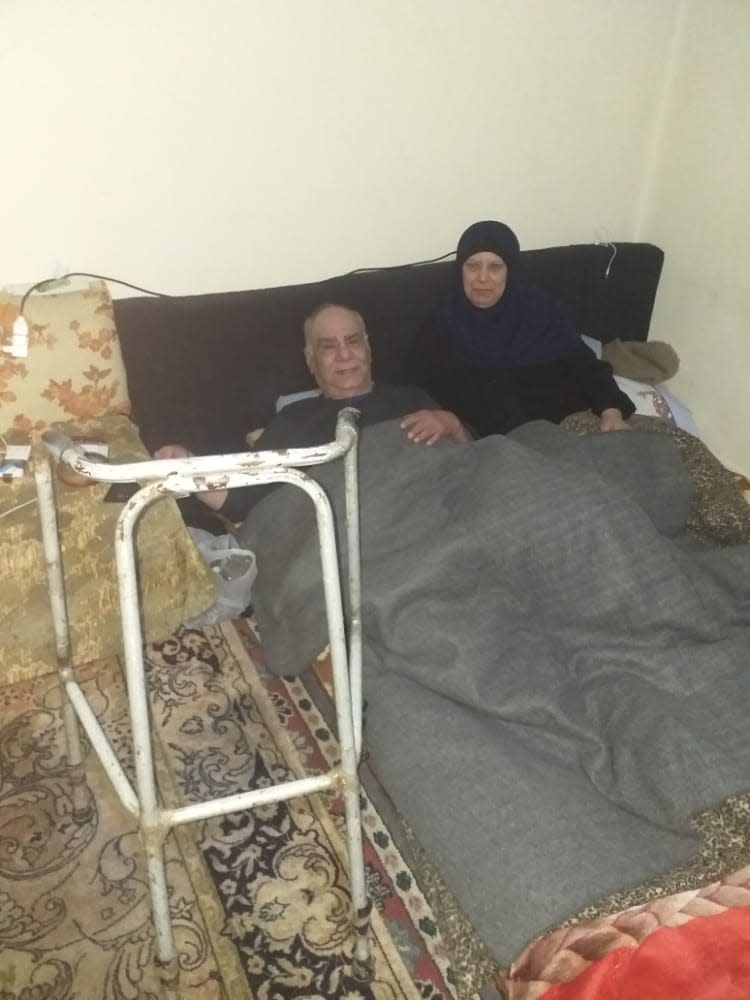 Tariq’s elderly parents live and sleep in the same roomPhoto  supplied