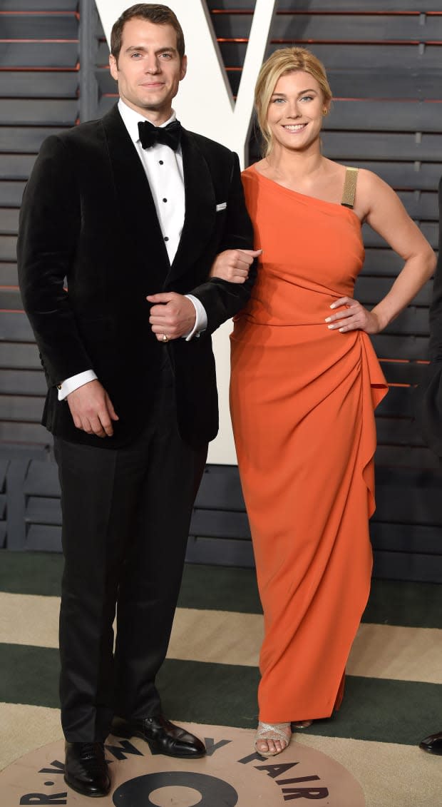 British actor Henry Cavill and his partner actress Gina Carano