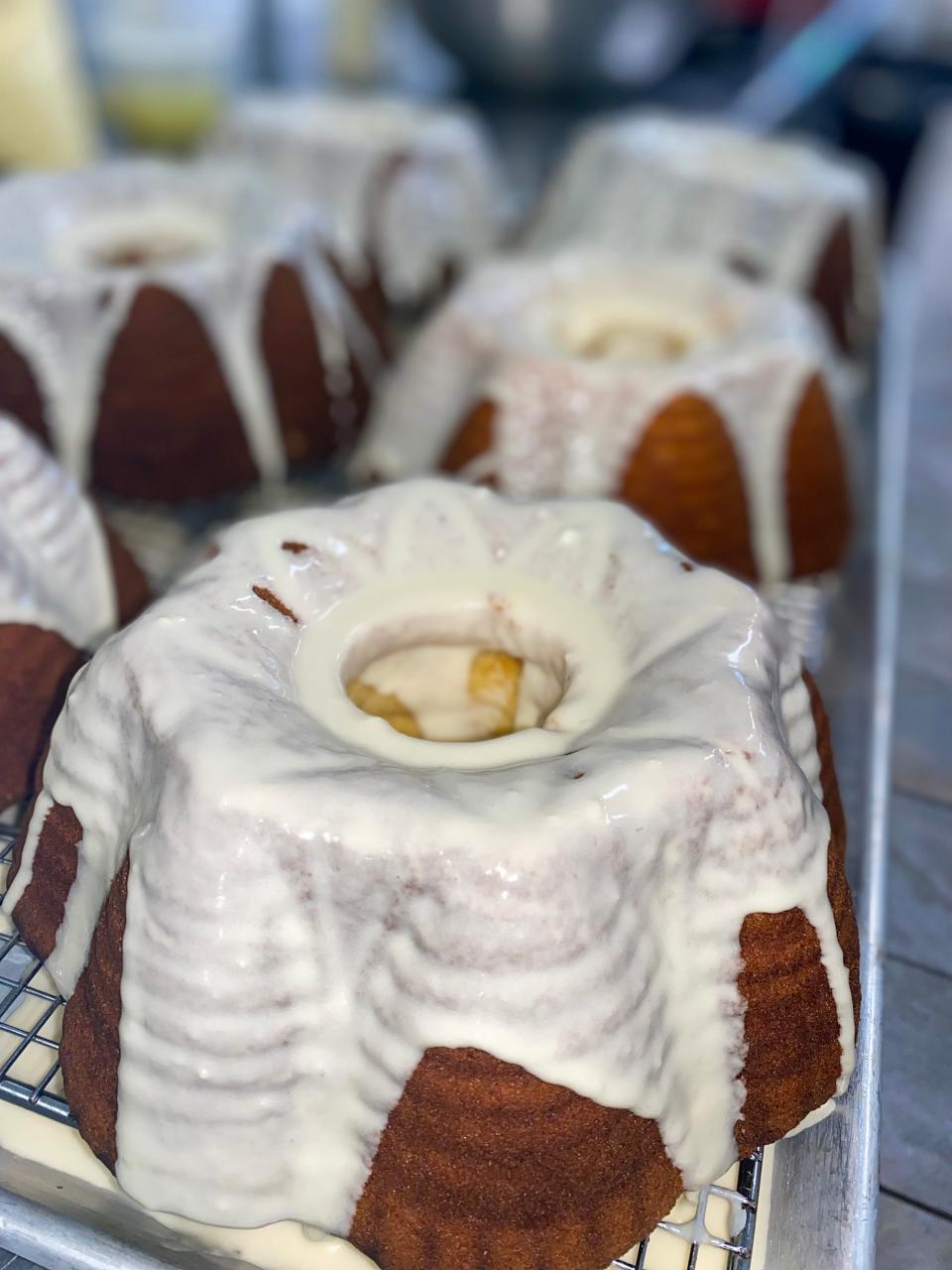 Myrlene’s Haitian butter cake, served at Ansanm