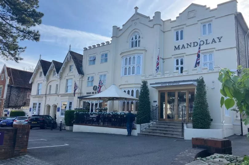 Right side view of the Mandolay Hotel in Guildford. (Credit: Emily Dalton)