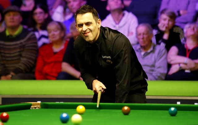 Ronnie O'Sullivan says he is