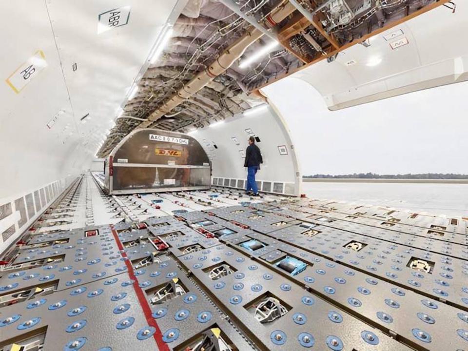 Inside an A330-300P2F.