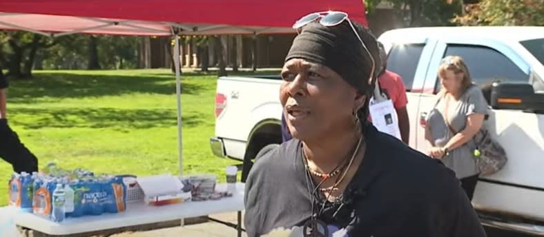 Mary Williams talked this week about her grandson, Keshaun Williams, 15, who has been missing for three months. (Source: YouTube screen grab, News 5 Cleveland)