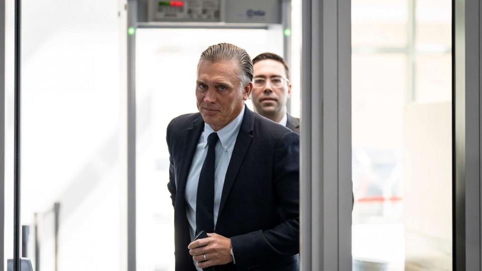 PHOTO: Devon Archer, a former business associate of Hunter Biden, arrives for closed-door testimony with the House Oversight Committee at the O'Neill House Office Building July 31, 2023 in Washington, DC. (Drew Angerer/Getty Images)