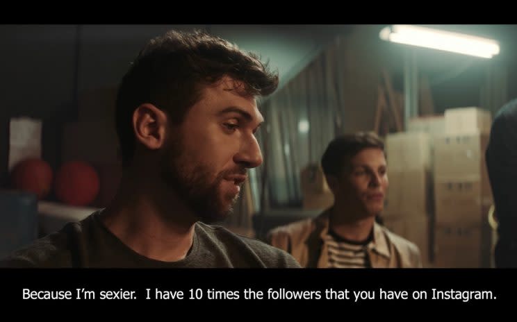 Andrea Bargnani is the sexiest of distractions. (YouTube screenshot)