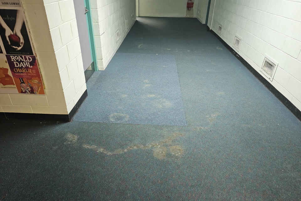 Mould spread throughout at Willyama High School in Broken Hill, NSW over the 2023/24 summer. Source: AAP