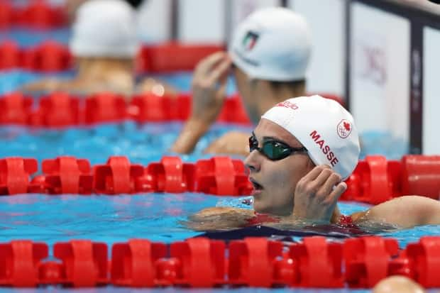 Canada's Kylie Masse is going for her second medal of the Games tonight, in the women's 200m backstroke. (Tom Pennington/Getty Images - image credit)