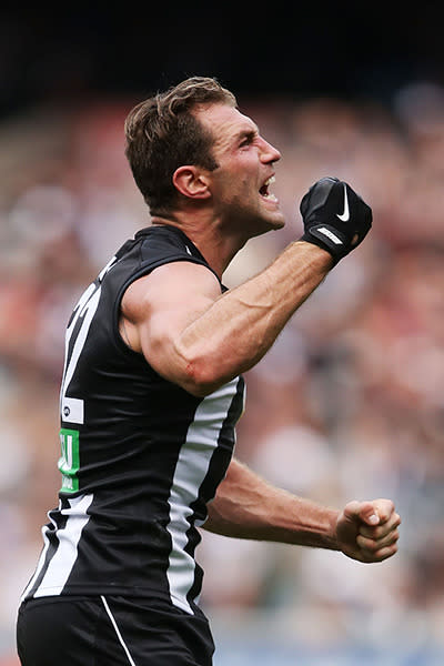 After a slow start to the season, Travis Cloke found his form with 11 marks and four goals.