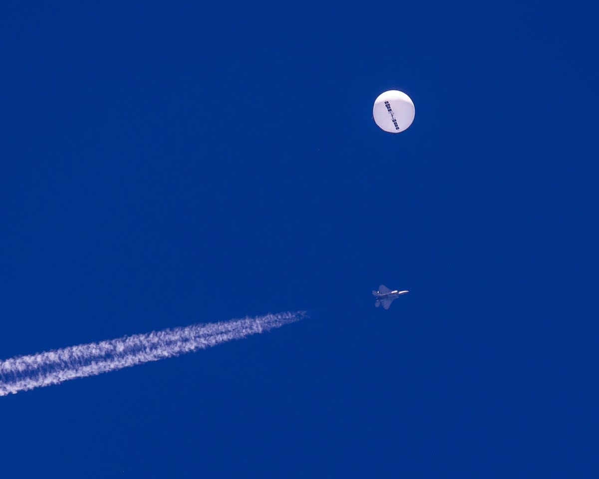 A Chinese spy balloon was shot down in February off the coast of South Carolina (Chad Fish)