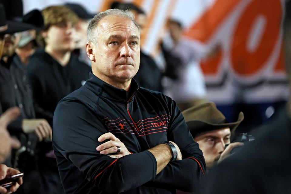 New Texas Tech coach Joey McGuire has commitments from 13 high-school juniors for the Red Raiders' class of 2023. Seven of the 13 are ranked among the state's top 100 prospects by recruiting services.