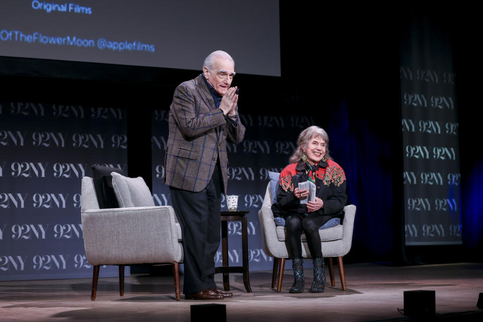 Martin Scorsese and Annette Insdorf